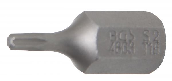 Bit | Antrieb Außensechskant 10 mm (3/8&quot;) | T-Profil (für Torx) T15