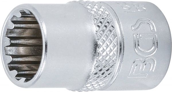 Steckschlüssel-Einsatz Gear Lock | Antrieb Innenvierkant 10 mm (3/8&quot;) | SW 11 mm