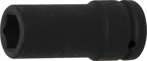 Kraft-Steckschlüssel-Einsatz Sechskant, tief | Antrieb Innenvierkant 20 mm (3/4&quot;) | SW 21 mm