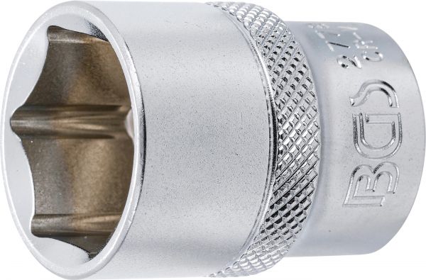 Steckschlüssel-Einsatz Sechskant | Antrieb Innenvierkant 12,5 mm (1/2") | SW 13/16"