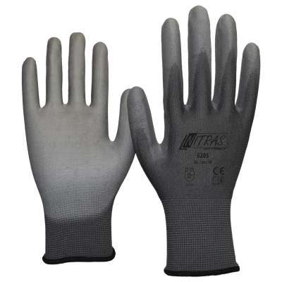 5Paar Antistatische Handschuhe PU Beschichtet Reinigungshandschuhe Handschuhe 