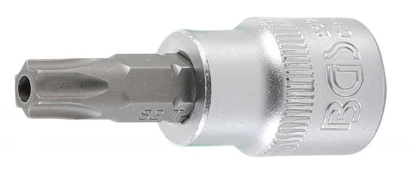 Bit-Einsatz | Antrieb Innenvierkant 10 mm (3/8") | T-Profil (für Torx) mit Bohrung T45