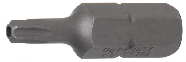 Bit | Länge 30 mm | Antrieb Außensechskant 8 mm (5/16&quot;) | T-Profil (für Torx) mit Bohrung T20