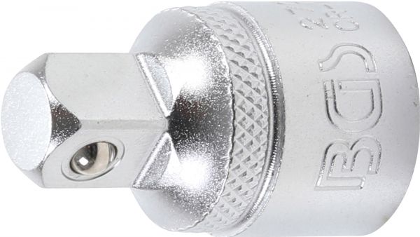 Steckschlüssel-Adapter | Innenvierkant 12,5 mm (1/2&quot;) - Außenvierkant 10 mm (3/8&quot;)