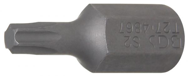 Bit | Antrieb Außensechskant 10 mm (3/8&quot;) | T-Profil (für Torx) T27