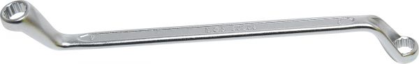 Doppel-Ringschlüssel, tief gekröpft | SW 8 x 9 mm