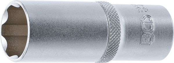 Steckschlüssel-Einsatz Super Lock, tief | Antrieb Innenvierkant 12,5 mm (1/2&quot;) | SW 21 mm
