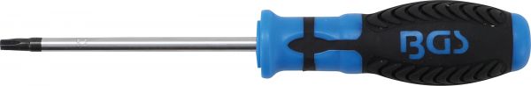 Schraubendreher | T-Profil (für Torx) mit Bohrung T27 | Klingenlänge 100 mm