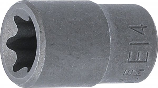Steckschlüssel-Einsatz E-Profil | Antrieb Innenvierkant 10 mm (3/8&quot;) | SW E14