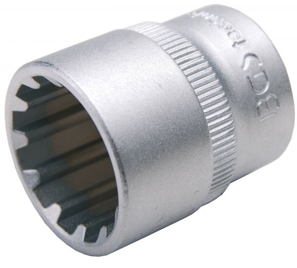 Steckschlüssel-Einsatz Gear Lock | Antrieb Innenvierkant 10 mm (3/8&quot;) | SW 19 mm