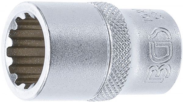 Steckschlüssel-Einsatz Gear Lock | Antrieb Innenvierkant 12,5 mm (1/2&quot;) | SW 15 mm