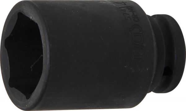 Kraft-Steckschlüssel-Einsatz Sechskant, tief | Antrieb Innenvierkant 20 mm (3/4&quot;) | SW 41 mm