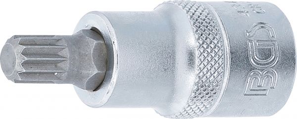 Bit-Einsatz | Antrieb Innenvierkant 12,5 mm (1/2&quot;) | Innenvielzahn (für XZN) M9