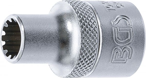Steckschlüssel-Einsatz Gear Lock | Antrieb Innenvierkant 12,5 mm (1/2&quot;) | SW 9 mm