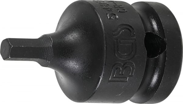 Kraft-Bit-Einsatz | Antrieb Innenvierkant 12,5 mm (1/2&quot;) | Innensechskant 5 mm