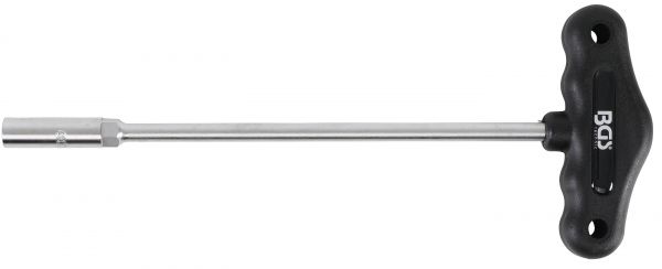 Steckschlüssel mit T-Griff, Sechskant | SW 9 mm