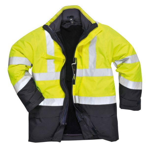 Bizflame Regen Warnschutz Multi-Norm Jacke