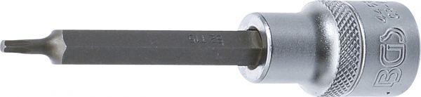 Bit-Einsatz | Länge 100 mm | Antrieb Innenvierkant 12,5 mm (1/2&quot;) | T-Profil (für Torx) T15
