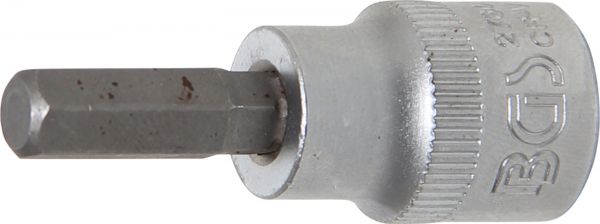 Bit-Einsatz | Antrieb Innenvierkant 10 mm (3/8&quot;) | Innensechskant 9/32&quot;