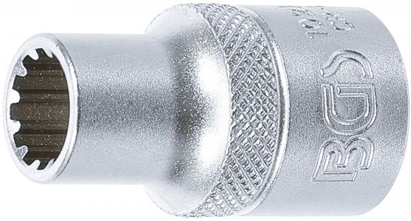 Steckschlüssel-Einsatz Gear Lock | Antrieb Innenvierkant 12,5 mm (1/2&quot;) | SW 10 mm