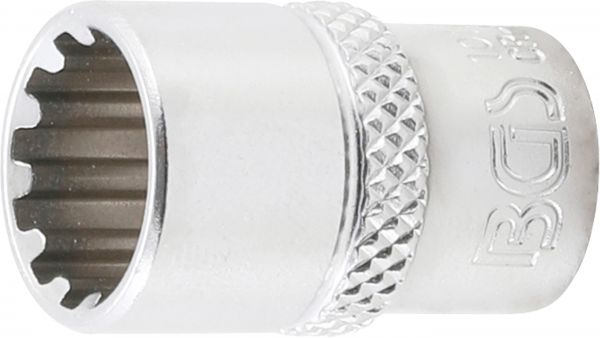 Steckschlüssel-Einsatz Gear Lock | Antrieb Innenvierkant 6,3 mm (1/4&quot;) | SW 11 mm