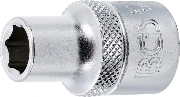 Steckschlüssel-Einsatz Sechskant | Antrieb Innenvierkant 12,5 mm (1/2&quot;) | SW 3/8&quot;