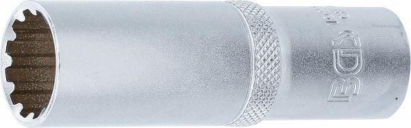 Steckschlüssel-Einsatz Gear Lock, tief | Antrieb Innenvierkant 12,5 mm (1/2&quot;) | SW 17 mm