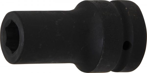 Kraft-Steckschlüssel-Einsatz Sechskant, tief | Antrieb Innenvierkant 25 mm (1&quot;) | SW 19 mm