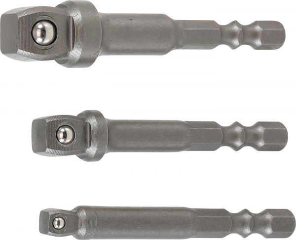 Bohrmaschinen-Kippadapter-Satz | Antrieb Außensechskant 6,3 mm (1/4&quot;) | 3-tlg.