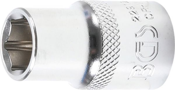 Steckschlüssel-Einsatz Sechskant | Antrieb Innenvierkant 12,5 mm (1/2&quot;) | SW 12 mm