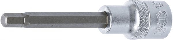 Bit-Einsatz | Länge 100 mm | Antrieb Innenvierkant 12,5 mm (1/2&quot;) | Innensechskant 7 mm