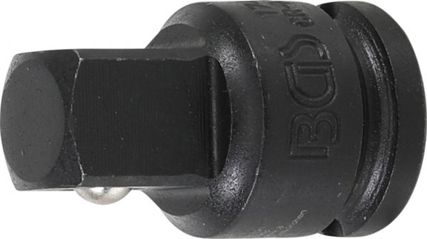 Kraft-Steckschlüssel-Adapter | Innenvierkant 10 mm (3/8&quot;) - Außenvierkant 12,5 mm (1/2&quot;)