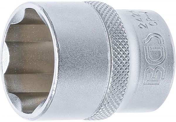 Steckschlüssel-Einsatz Super Lock | Antrieb Innenvierkant 12,5 mm (1/2&quot;) | SW 24 mm