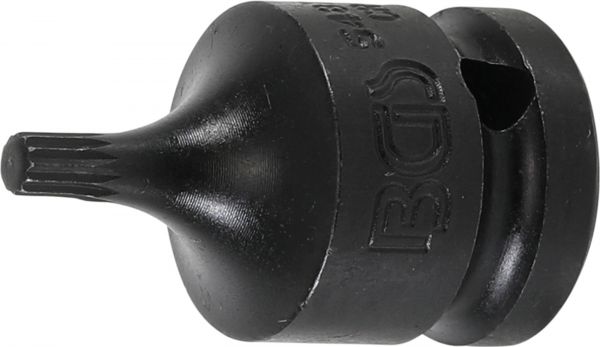 Kraft-Bit-Einsatz | Antrieb Innenvierkant 12,5 mm (1/2&quot;) | Innenvielzahn (für XZN) M5