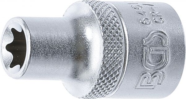 Steckschlüssel-Einsatz E-Profil | Antrieb Innenvierkant 12,5 mm (1/2&quot;) | SW E11