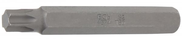 Bit | Länge 75 mm | Antrieb Außensechskant 10 mm (3/8&quot;) | T-Profil (für Torx) T50