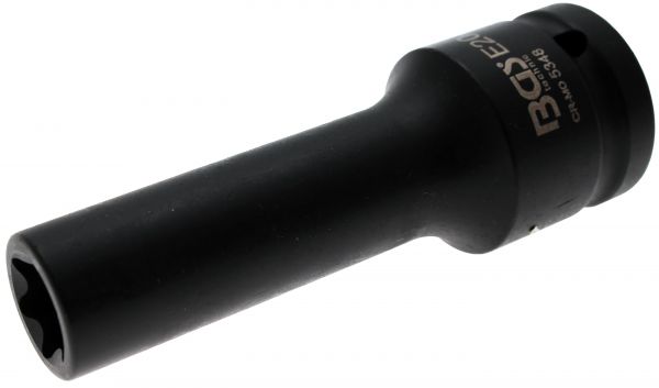 Kraft-Steckschlüssel-Einsatz E-Profil, tief | Antrieb Innenvierkant 20 mm (3/4&quot;) | SW E20