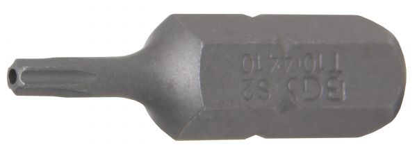 Bit | Länge 30 mm | Antrieb Außensechskant 8 mm (5/16&quot;) | T-Profil (für Torx) mit Bohrung T10