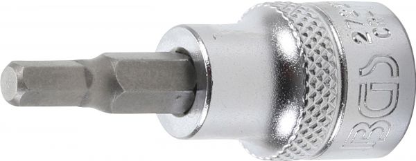 Bit-Einsatz | Antrieb Innenvierkant 10 mm (3/8&quot;) | Innensechskant 3/16&quot;