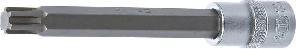 Bit-Einsatz | Länge 140 mm | Antrieb Innenvierkant 12,5 mm (1/2&quot;) | Keil-Profil (für RIBE) M12
