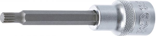 Bit-Einsatz | Länge 100 mm | Antrieb Innenvierkant 12,5 mm (1/2&quot;) | Innenvielzahn (für XZN) M7