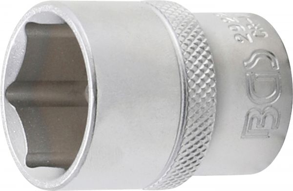 Steckschlüssel-Einsatz Sechskant | Antrieb Innenvierkant 12,5 mm (1/2&quot;) | SW 22 mm