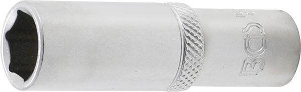 Steckschlüssel-Einsatz Sechskant, tief | Antrieb Innenvierkant 10 mm (3/8&quot;) | SW 13 mm