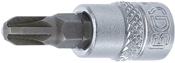 Bit-Einsatz | Antrieb Innenvierkant 6,3 mm (1/4&quot;) | Kreuzschlitz PZ3