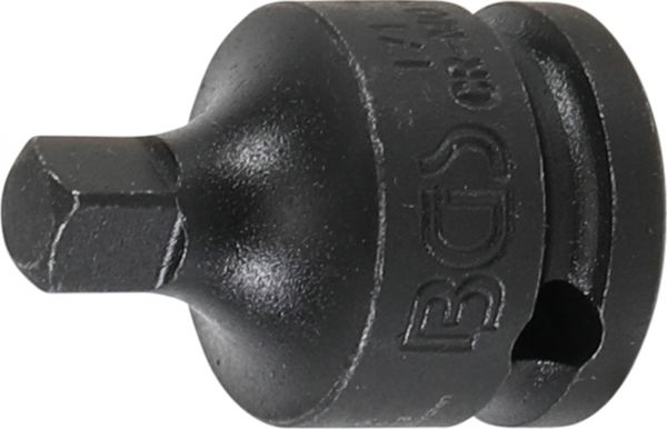 Kraft-Steckschlüssel-Adapter | Innenvierkant 10 mm (3/8&quot;) - Außenvierkant 6,3 mm (1/4&quot;)