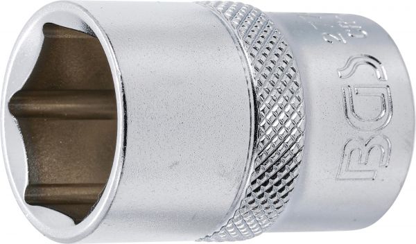 Steckschlüssel-Einsatz Sechskant | Antrieb Innenvierkant 12,5 mm (1/2&quot;) | SW 3/4&quot;