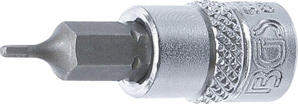 Bit-Einsatz | Antrieb Innenvierkant 6,3 mm (1/4&quot;) | Innensechskant 1,5 mm