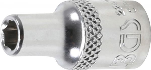 Steckschlüssel-Einsatz Sechskant | Antrieb Innenvierkant 6,3 mm (1/4") | SW 4,5 mm