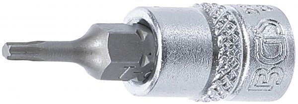 Bit-Einsatz | Antrieb Innenvierkant 6,3 mm (1/4&quot;) | T-Profil (für Torx) T8