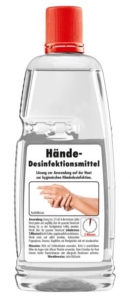 Sonax Händedesinfektionsmittel - Desinfektionsmittel für Hände - 1 Liter
